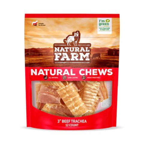 Natural Farm Trachea 7.5cm 12 Pack - Woonona Petfoods