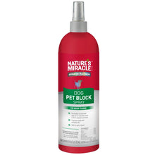 Natures Miracle Pet Block Repellent Spray For Dogs 473ml - Woonona Petfoods