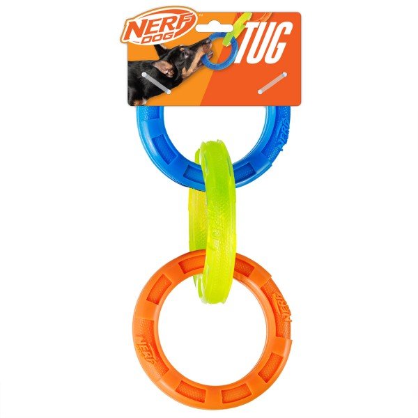 Nerf 3 Ring Tugg 27cm - Woonona Petfood & Produce