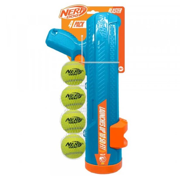 NERF Blaster Set 40cm with 4 Tennis Balls - Woonona Petfoods