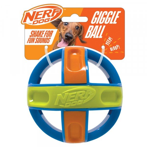 Nerf Giggle Ball Blue,Green and Orange Large - Woonona Petfoods