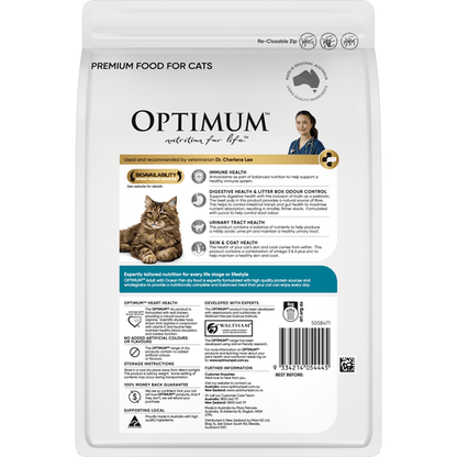 Optimum Dry Cat Food Adult Ocean Fish - Woonona Petfoods
