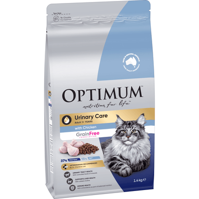 Optimum Dry Cat Food Adult Urinary Care 1.4kg