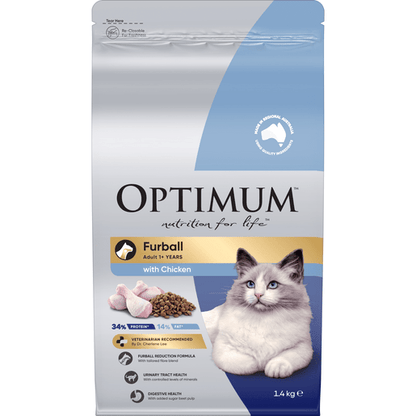 Optimum Dry Cat Food Furball - Woonona Petfoods