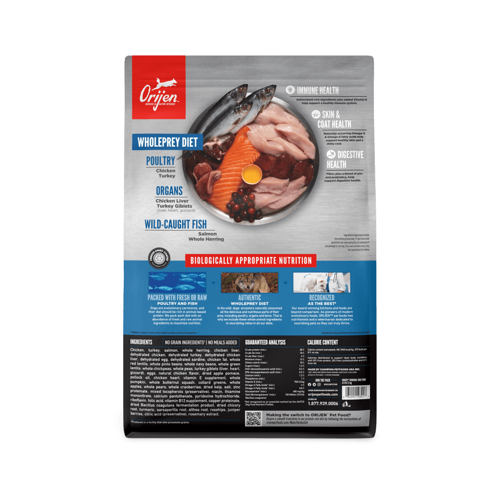 ORIJEN Original Adult Dry Dog Food 2kg - Woonona Petfoods
