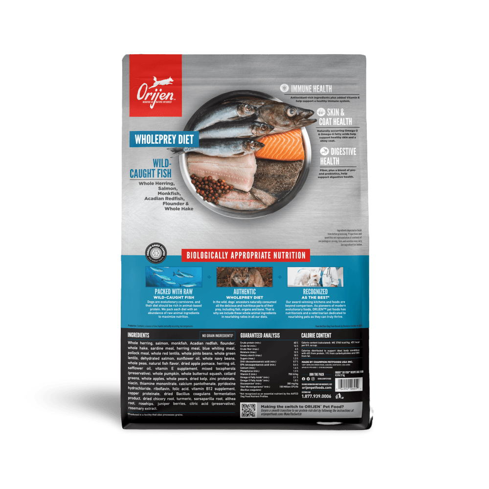 ORIJEN Original Adult Six Fish Dry Dog Food 10.6kg - Woonona Petfoods