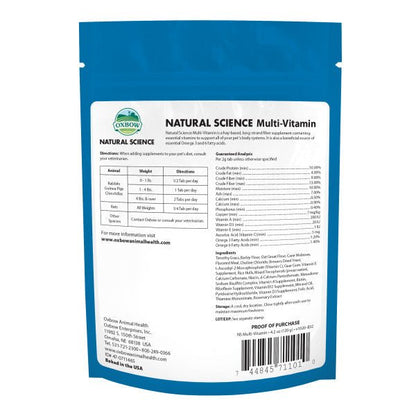 Oxbow NS Multi Vitamin Chew 120gm - Woonona Petfoods