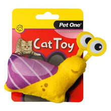 Pet One Cat Toy Snail 11.5cm High - Woonona Petfoods