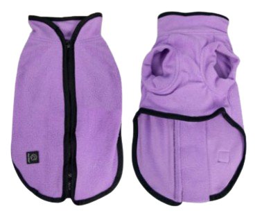 Pet One Dog Coat Jump Suit Heavy Fleece Zip Up Purple - Woonona Petfood & Produce
