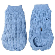 Pet One Dog Coat Komfy Knit Jumper Icelandic Blue - Woonona Petfoods