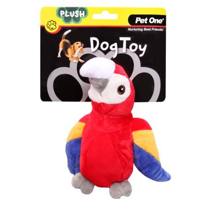 Pet One Dog Toy Plush Squeaky 15cm - Woonona Petfoods