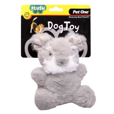 Pet One Dog Toy Plush Squeaky 15cm - Woonona Petfoods