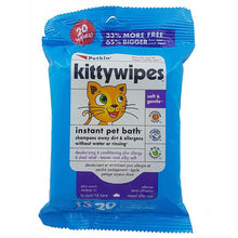 Petkin Kitty Wipes 20 Pack - Woonona Petfoods