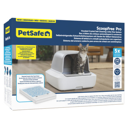 Petsafe Scoop Free Pro Self Cleaning Hooded Cat Litter Box System - Woonona Petfoods