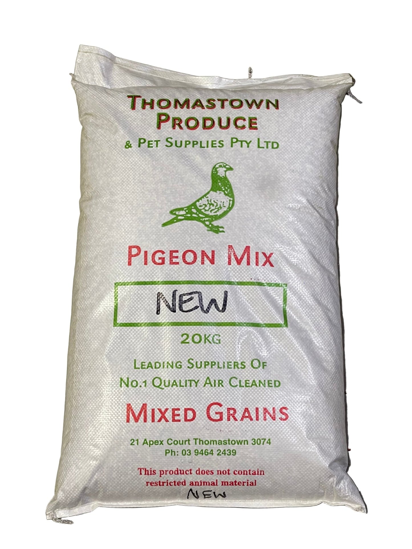 Pigeon Mix 20kgs New Mix Thomastown - Woonona Petfoods
