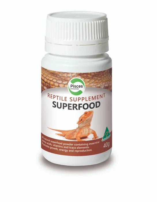 Pisces Reptile Superfood Powder 40g - Woonona Petfood & Produce