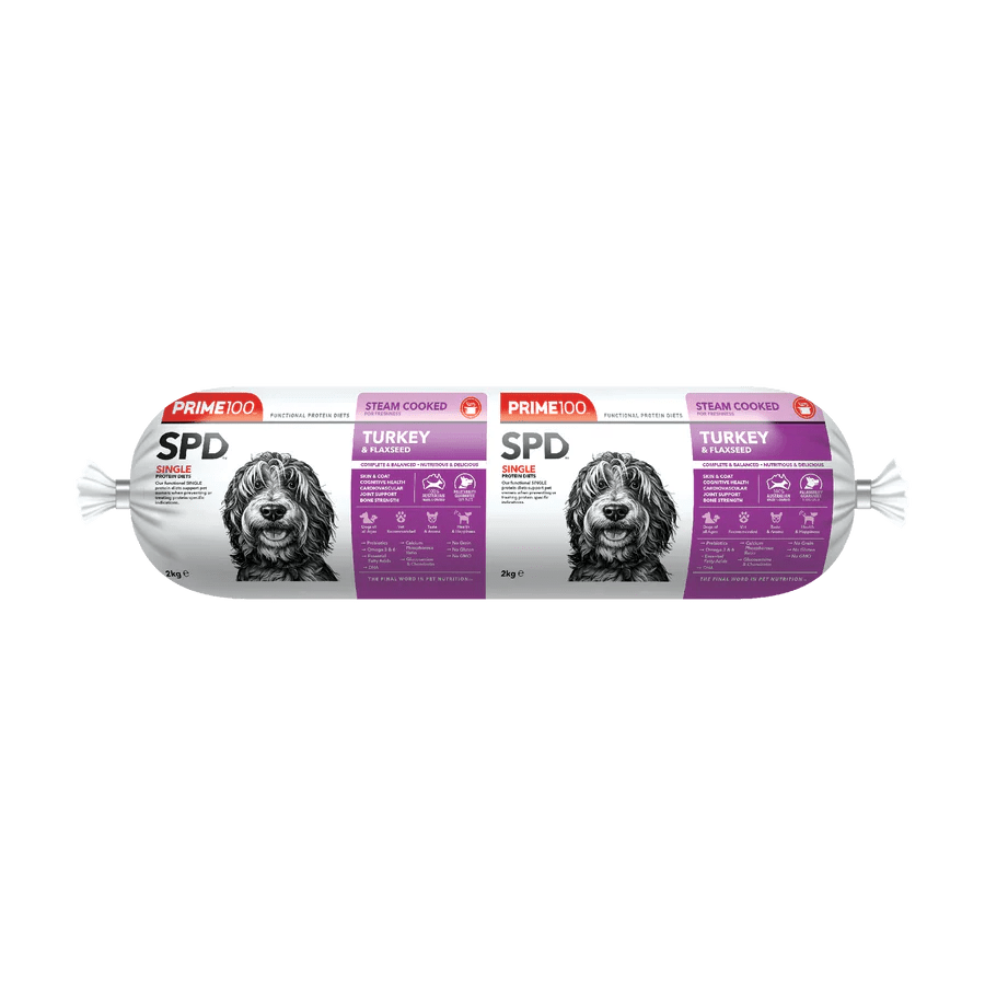 Prime 100 Turkey & Flax Seed 2kg - Woonona Petfood & Produce