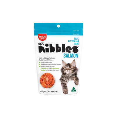 Prime Pantry Nibbles Salmon Cat Treats 40g