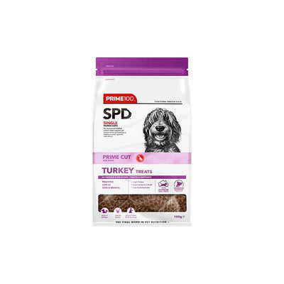 Prime100 SPD Turkey Treats for Dogs 100g