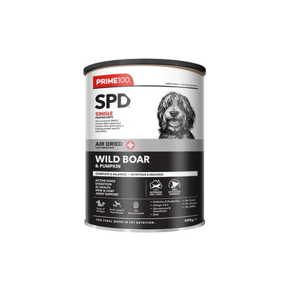 Prime100 SPD Air Dried Wild Boar and Pumpkin - Woonona Petfoods