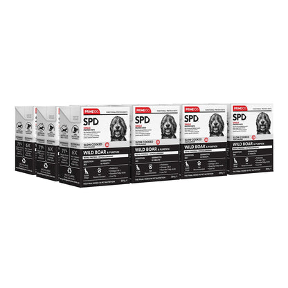 Prime100 SPD Slow Cooked Wild Boar and Pumpkin 354g - Woonona Petfoods