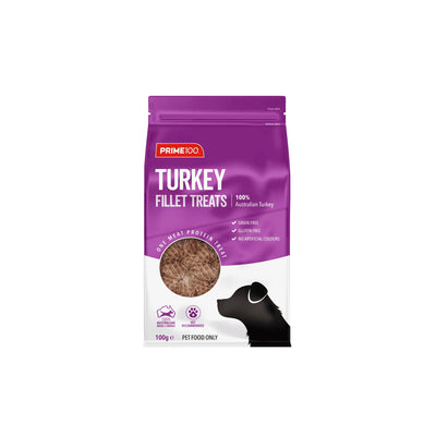 Prime100 SPD Turkey Fillet Treats 100g