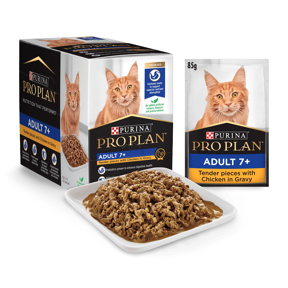 Pro Plan Cat Wet Pouch Adult 7+ Chicken - Woonona Petfoods