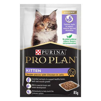 Pro Plan Cat Wet Pouch Kitten Chicken 85g - Woonona Petfood & Produce