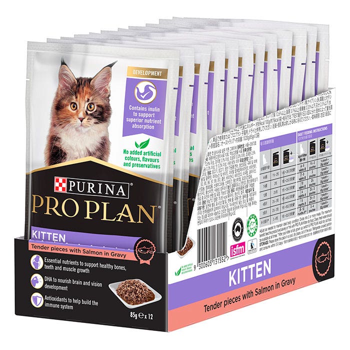 Pro Plan Cat Wet Pouch Kitten Salmon - Woonona Petfoods