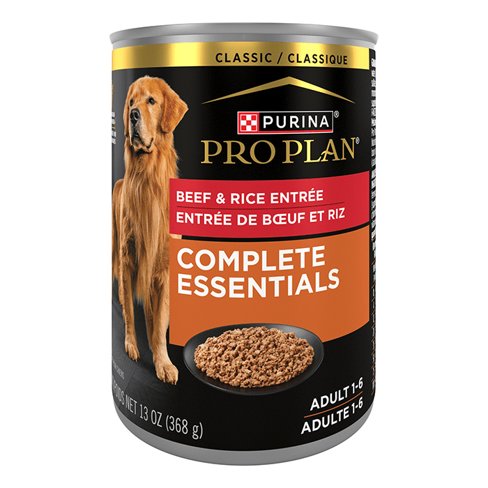Pro Plan Wet Dog Food Adult Beef Rice 369g Can - Woonona Petfoods