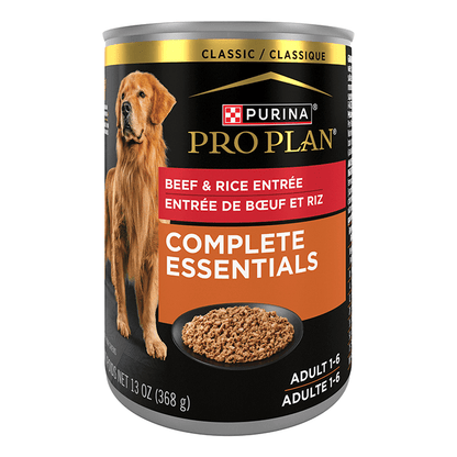 Pro Plan Wet Dog Food Adult Beef Rice 369g Can - Woonona Petfoods