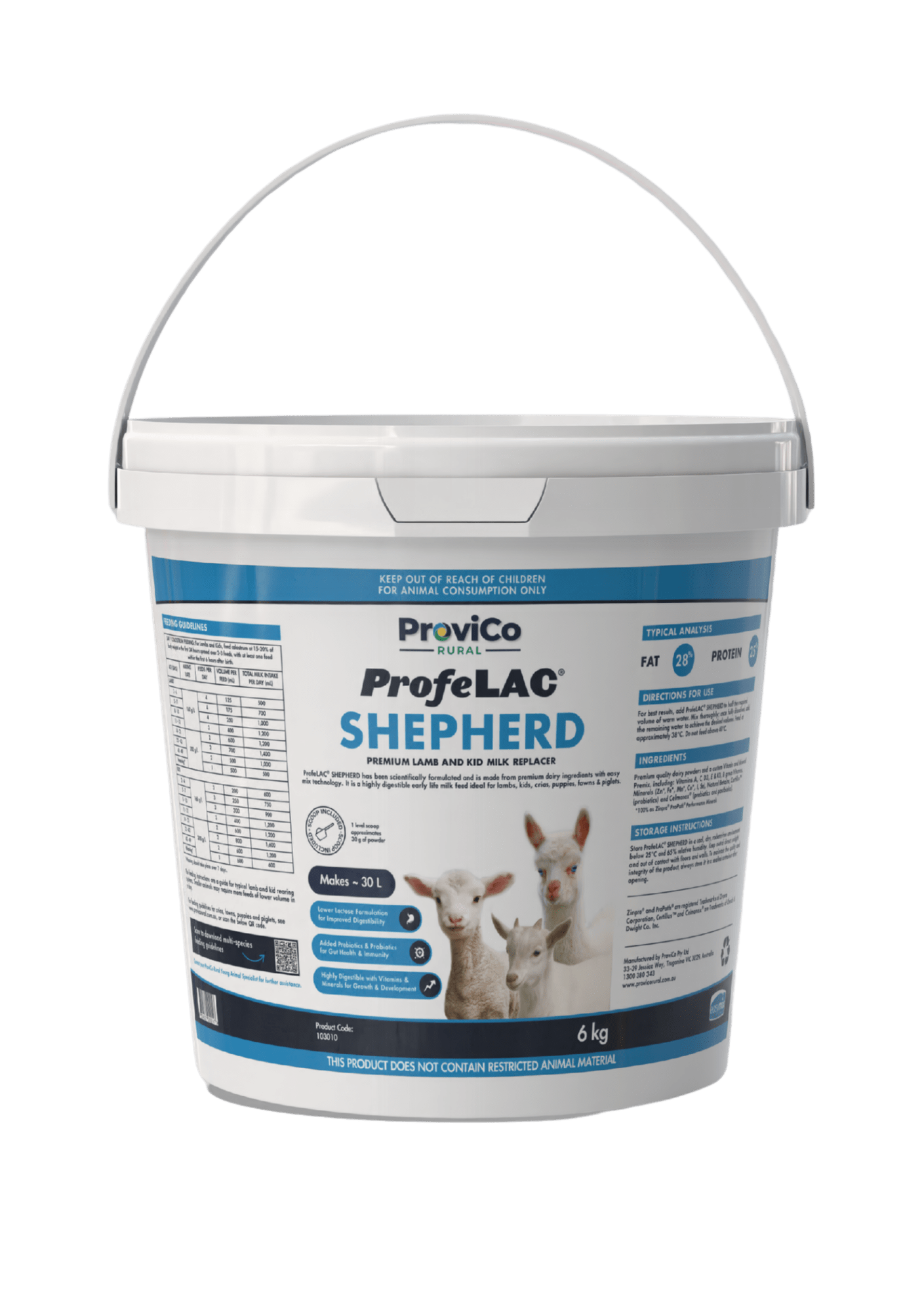 ProfeLAC Shepherd Ultimate Lamb 6kg Bucket - Woonona Petfoods