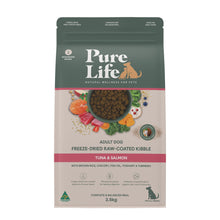 Pure Life Freeze Dried Raw Coated Adult Dog Food Tuna & Salmon - Woonona Petfoods