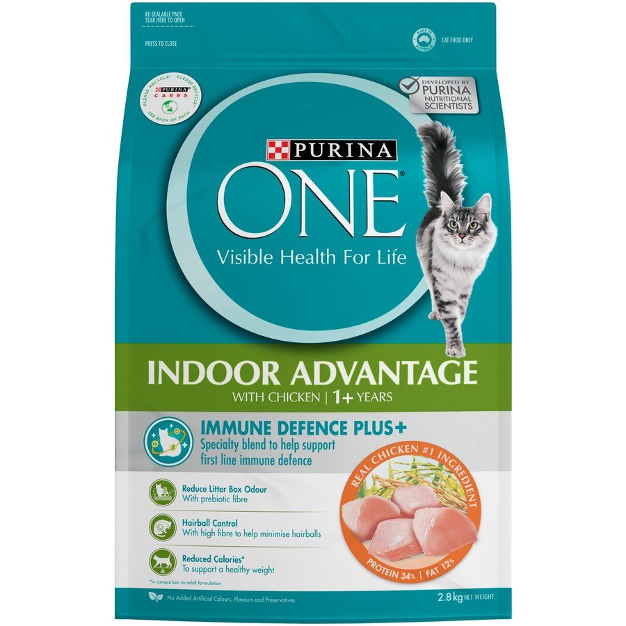 Purina ONE Dry Cat Food Indoor Chicken - Woonona Petfood & Produce