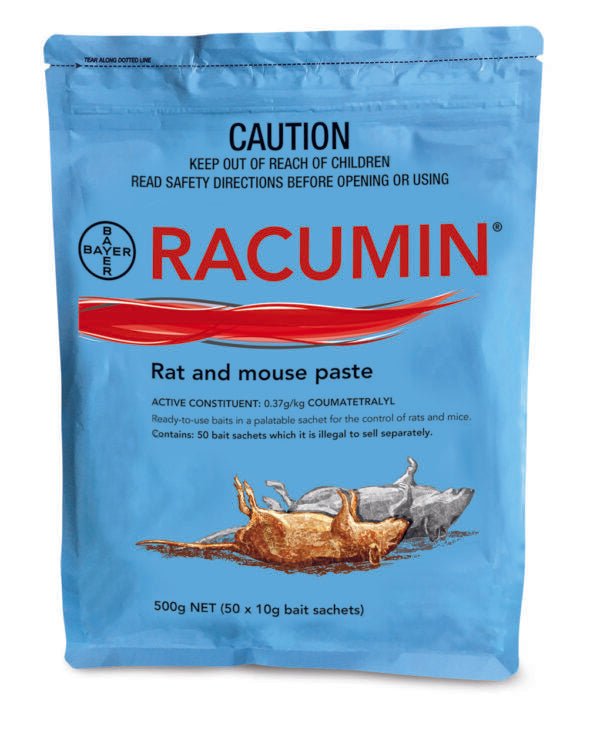 Racumin 500g 50x10g Pack - Woonona Petfoods