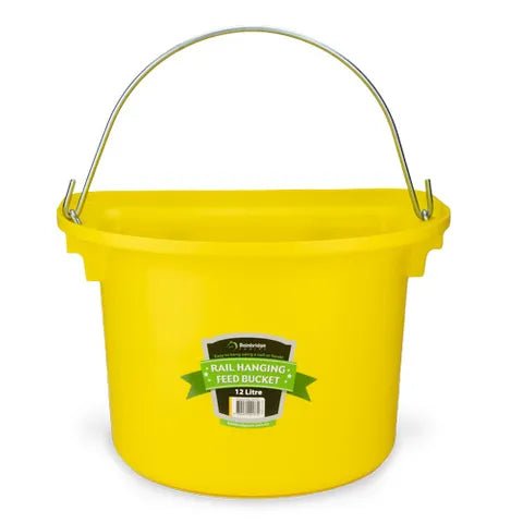 Rail Hanging Feed Bucket 12ltr Bainbridge - Woonona Petfoods
