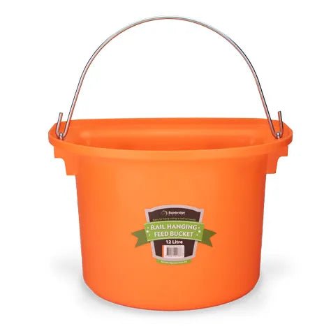 Rail Hanging Feed Bucket 12ltr Bainbridge - Woonona Petfoods