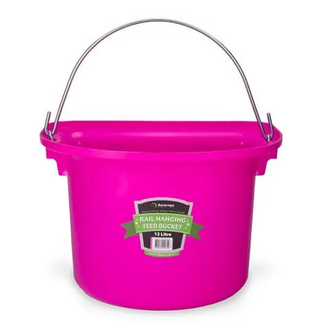 Rail Hanging Feed Bucket 12ltr Bainbridge - Woonona Petfoods