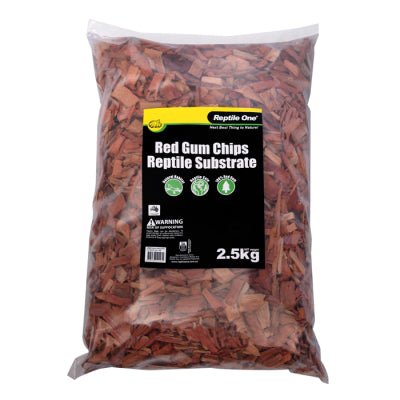 Reptile One Bedding Red Gum Wood Chips 2.5kg - Woonona Petfoods
