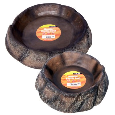 Reptile One CopiRock Monster Reptile Bowl L Siltstone 30x30x8cmh - Woonona Petfoods