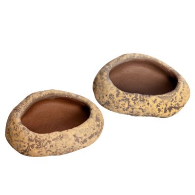 Reptile One Sandstone Dish 2 Piece - Woonona Petfood & Produce