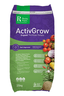 Rocky Point Activgrow Fertiliser Pellets 25kg - Woonona Petfoods