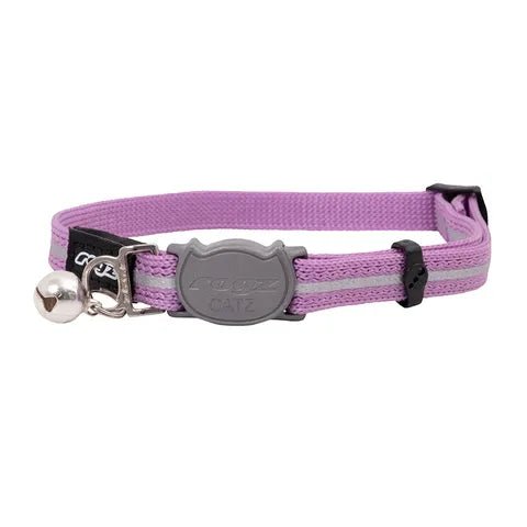 Rogz Alleycat Safety Release Collar Lilac - Woonona Petfood & Produce