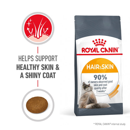 Royal Canin Dry Cat Food Hair & Skin 2kg - Woonona Petfoods