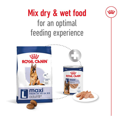 Royal Canin Dry Dog Food Maxi Large Breed Adult 5+ 15kg - Woonona Petfoods