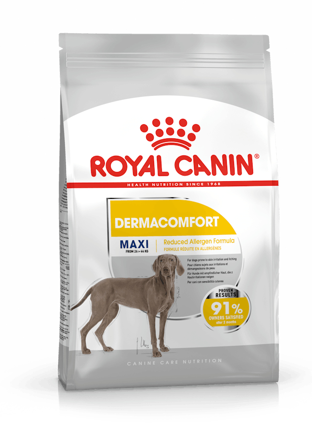 Royal Canin Dry Dog Food Maxi Large Breed Dermacomfort Care 12kg - Woonona Petfood & Produce