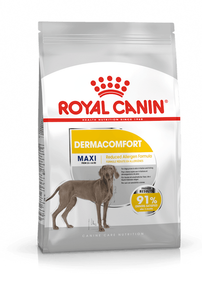 Royal Canin Dry Dog Food Maxi Large Breed Dermacomfort Care 12kg - Woonona Petfood & Produce