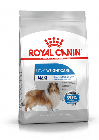 Royal Canin Dry Dog Food Maxi Large Breed Light Weight Care 12kg - Woonona Petfood & Produce