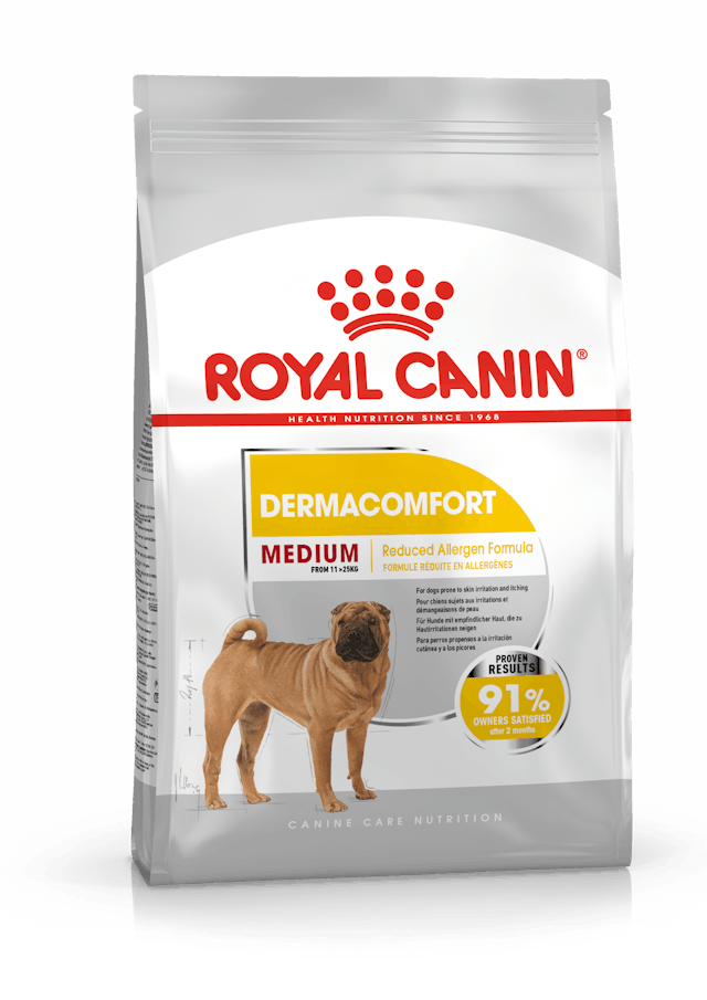 Royal Canin Dry Dog Food Medium Breed Dermacomfort Care - Woonona Petfood & Produce