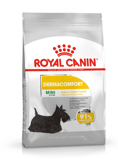 Royal Canin Dry Dog Food Mini Breed Dermacomfort 3kg - Woonona Petfood & Produce